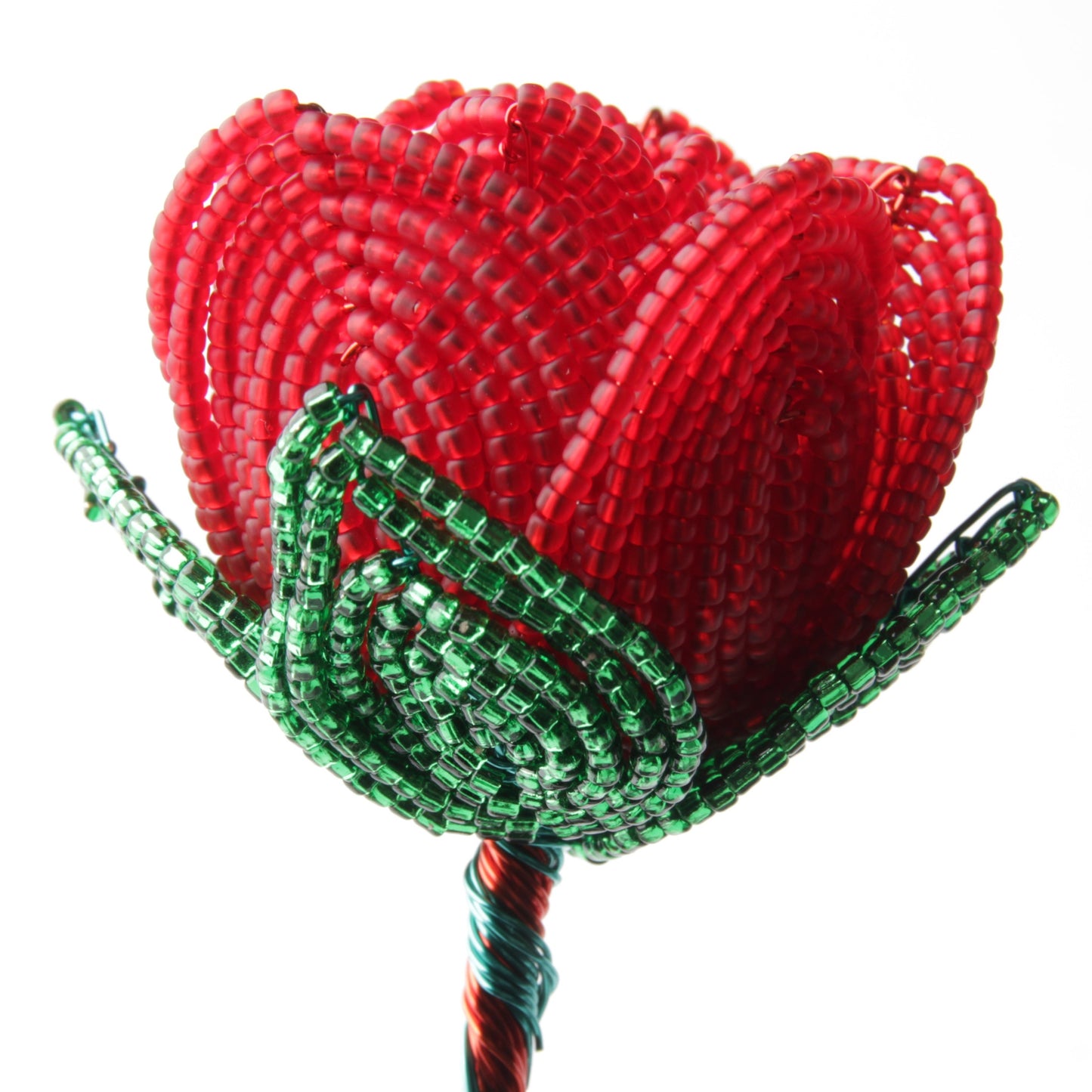 Beaded rose